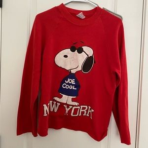 Snoopy Joe Cool New York Crewneck Sweatshirt